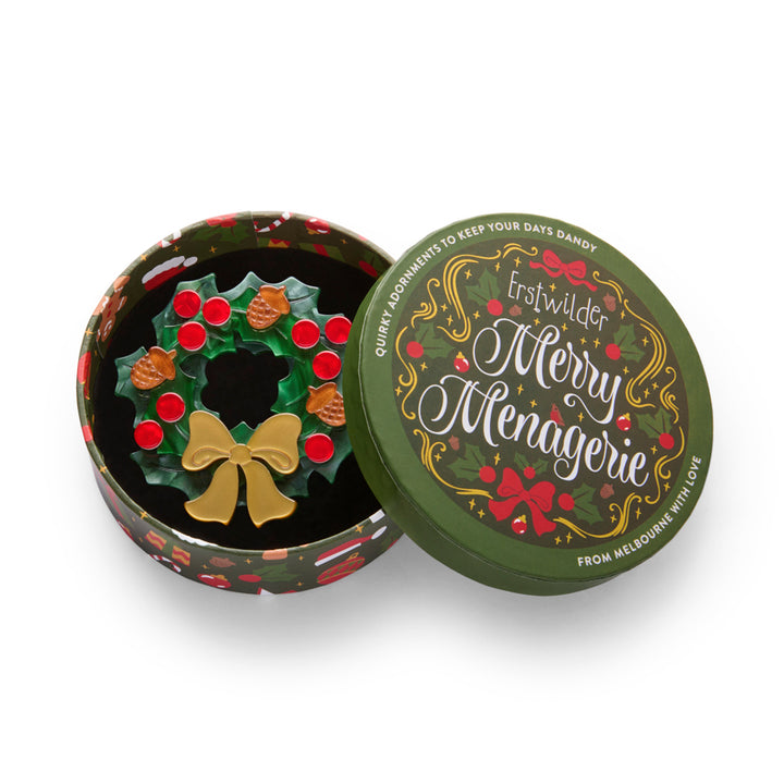 Forest Wreath Brooch by Erstwilder