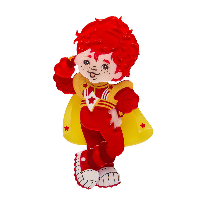 Red Butler Brooch Rainbow Brite x Erstwilder