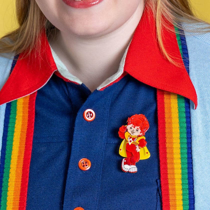 Red Butler Brooch Rainbow Brite x Erstwilder