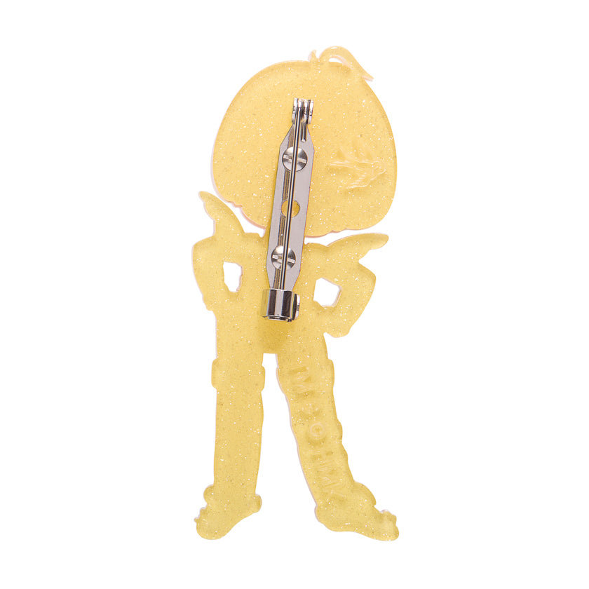 Canary Yellow Brooch Rainbow Brite x Erstwilder