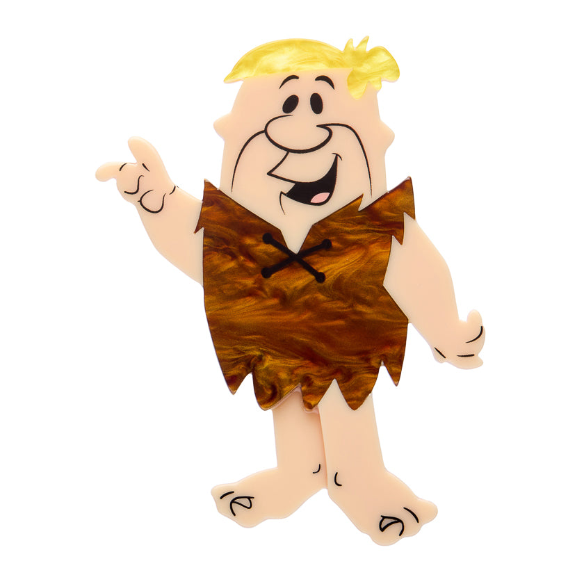 Barney Rubble Brooch by Erstwilder