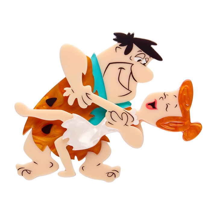 Fred and Wilma Brooch by Erstwilder