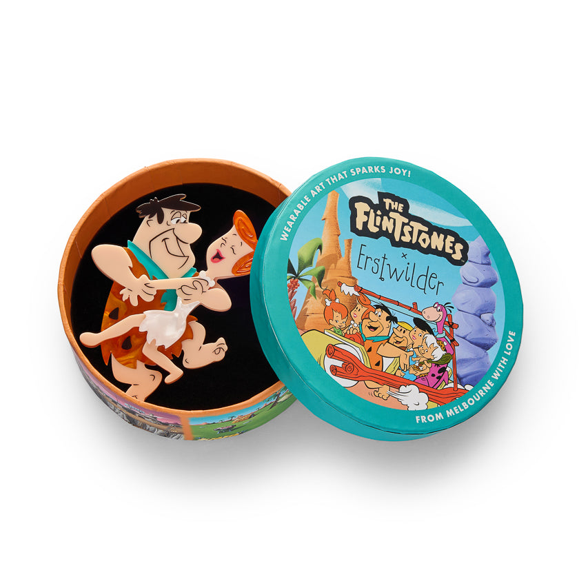 Fred and Wilma Brooch by Erstwilder