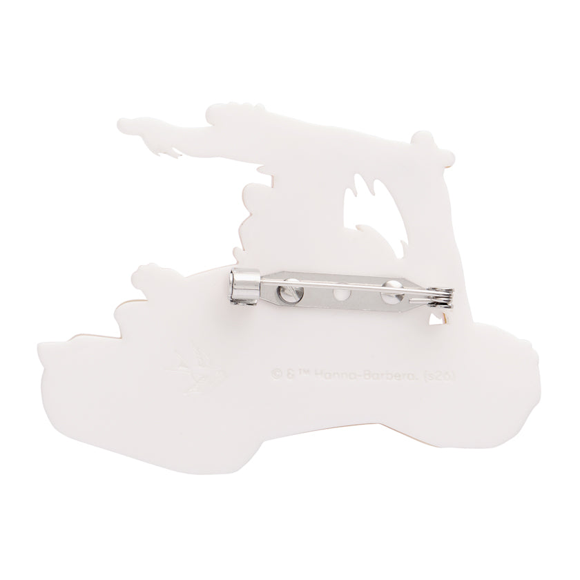 The Flintmobile Brooch by Erstwilder