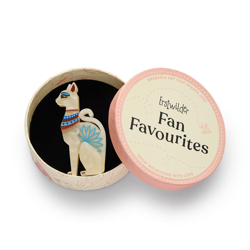 Bastet the Protector Brooch by Erstwilder