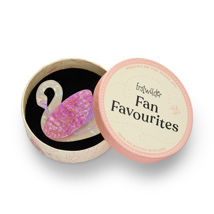 Sabine the Swan Brooch by Erstwilder