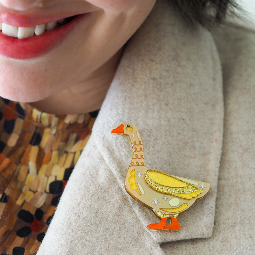 Solid Investment Brooch by Erstwilder x Pete Cromer