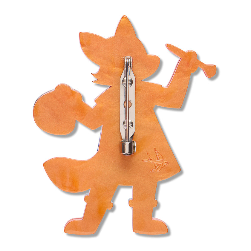 Fine Art Frankie Brooch by Erstwilder shown with gift box | Wild at Work Collection