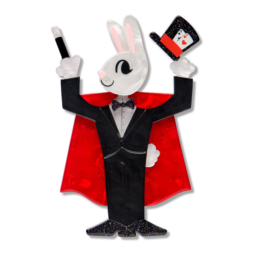 Presto Cottontail Brooch by Erstwilder | Wild at Work Collection