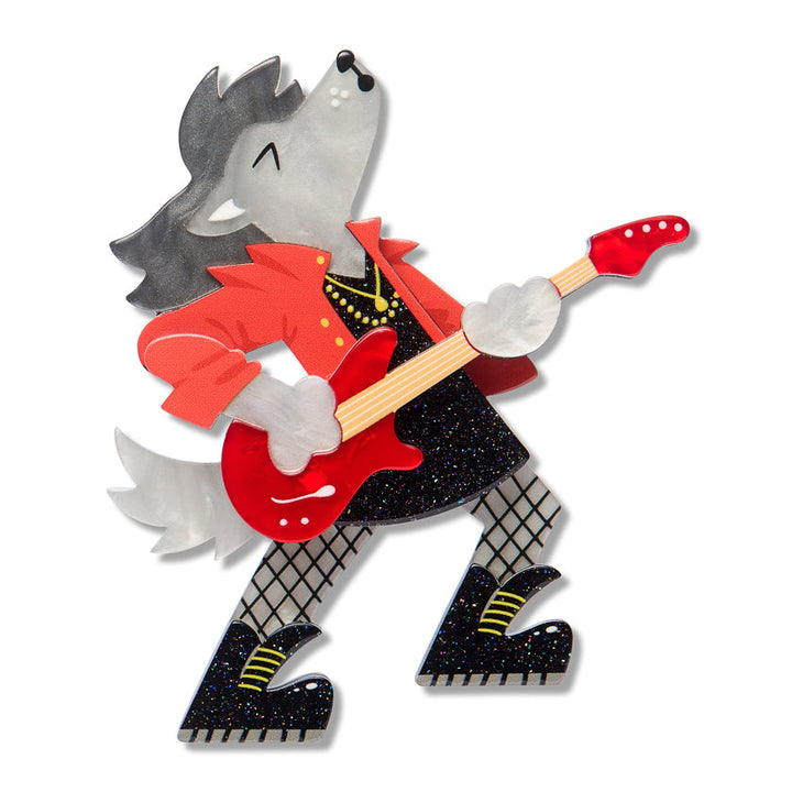 Howl Shredder Brooch by Erstwilder | Wild at Work Collection