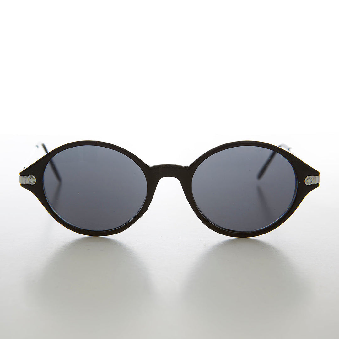Simple Oval 90s Unisex Sunglass - Binxy