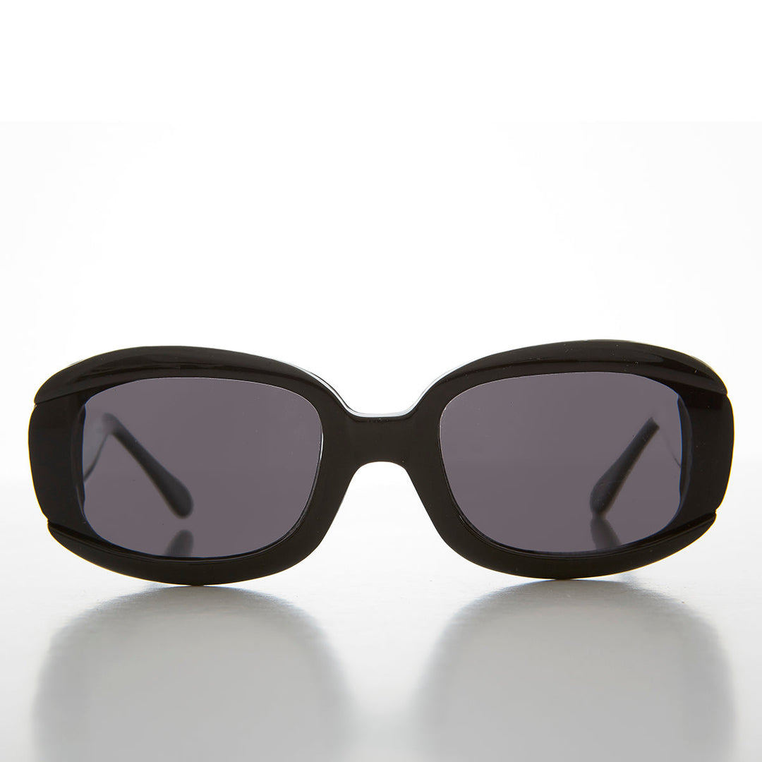 Rectangle Mod Style Vintage Sunglass - Blade