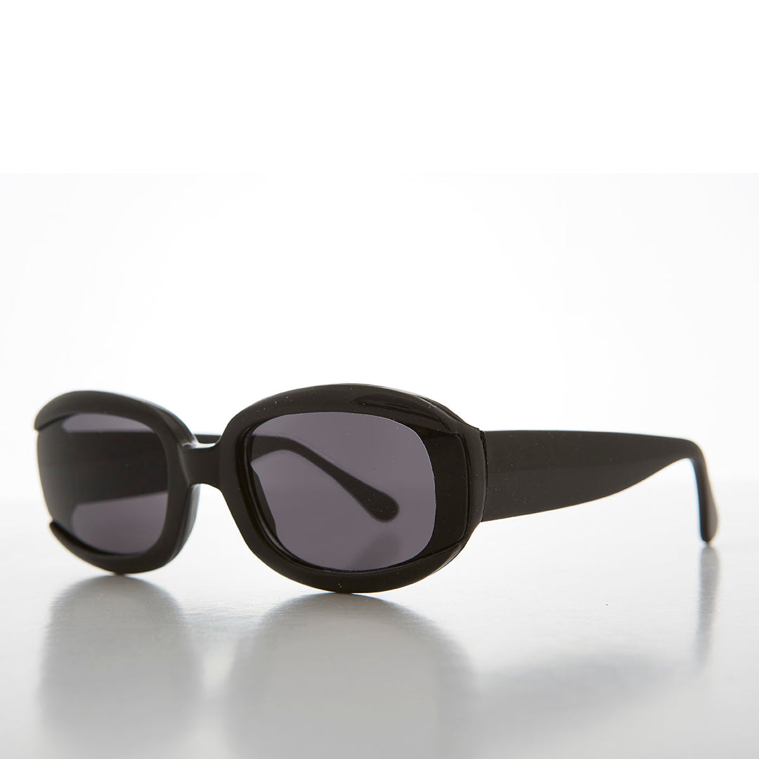Rectangle Mod Style Vintage Sunglass - Blade
