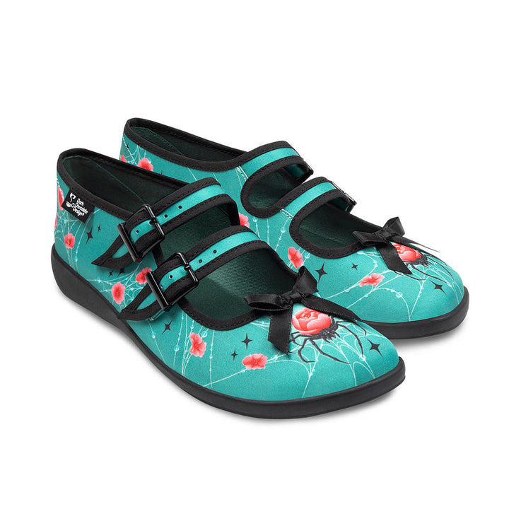 Chocolaticas® Bloomfang Women's Mary Jane Flat