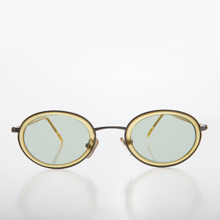 Oval Pastel Vintage Sunglasses - Bloom