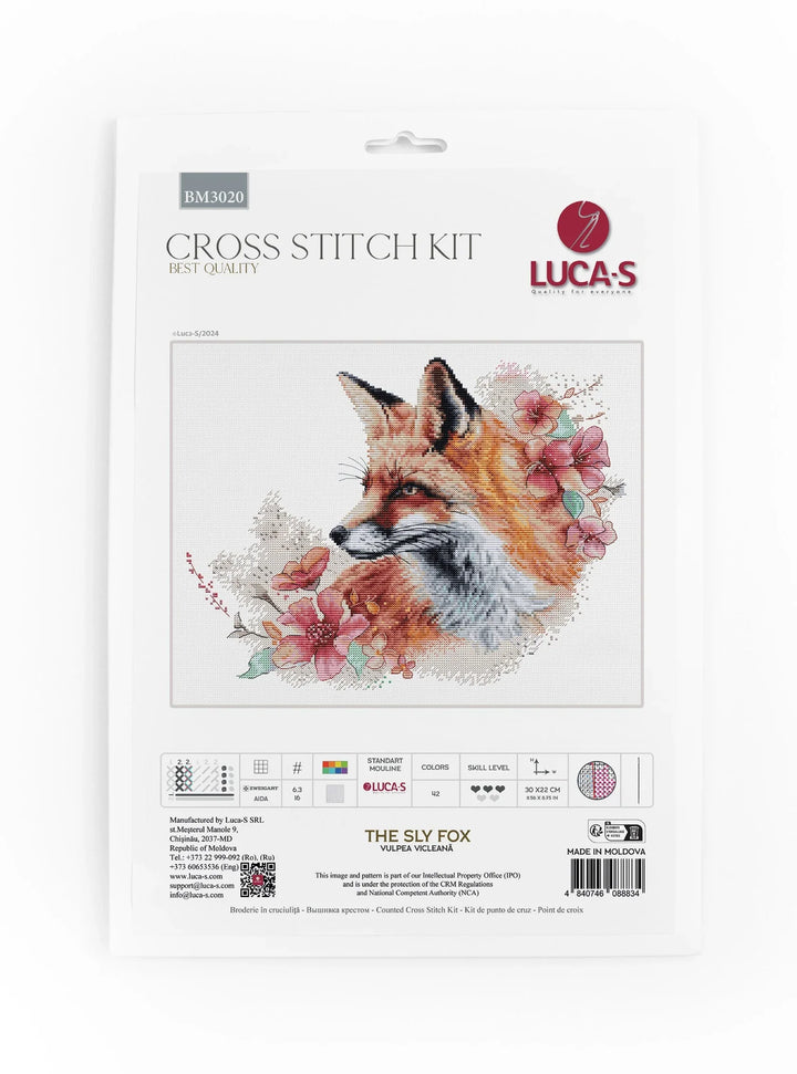 The Sly Fox BM3020L Counted Cross-Stitch Kit