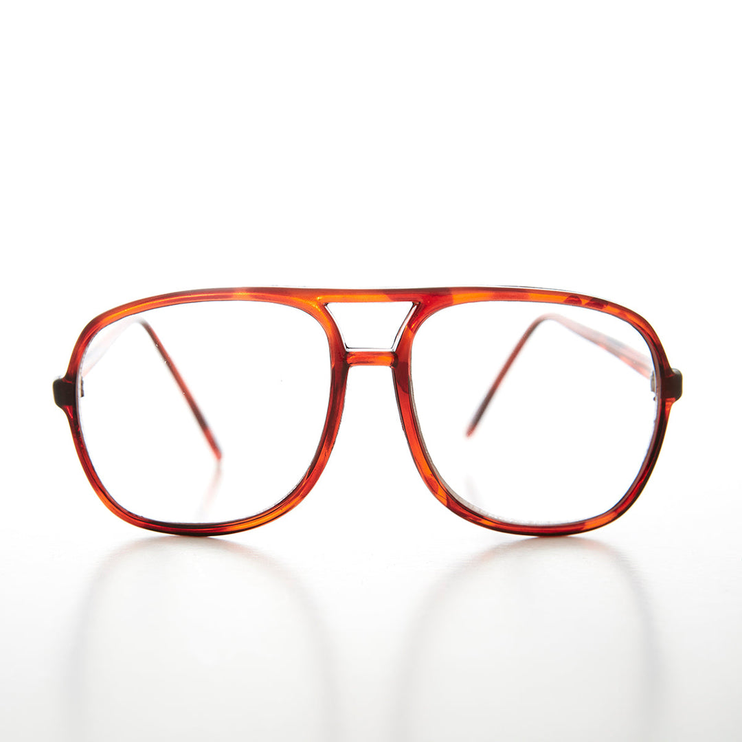 Retro Cheater Aviator Glasses - Bob