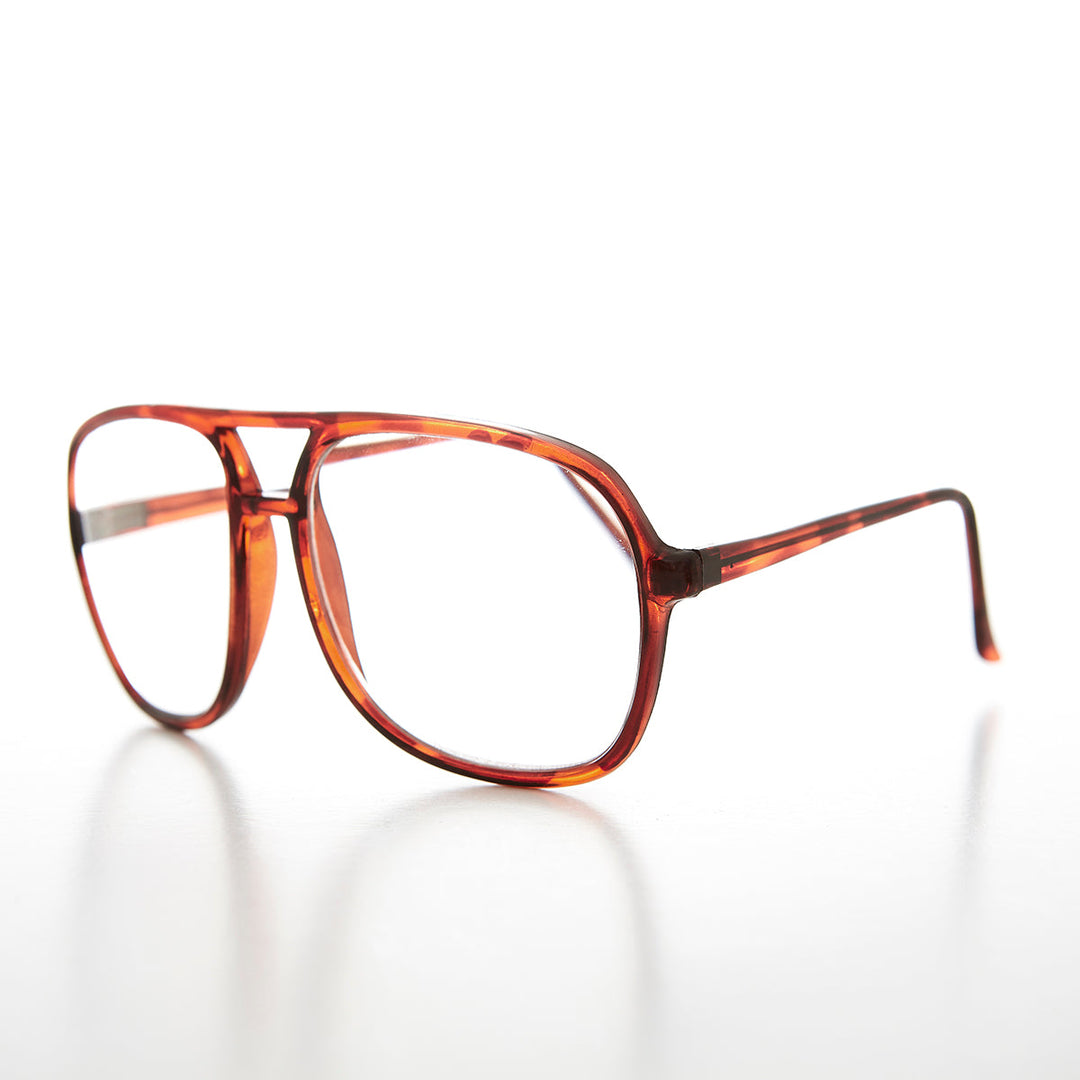 Retro Cheater Aviator Glasses - Bob