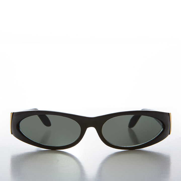 Mod Wrap Around Vintage Sunglasses - Brower