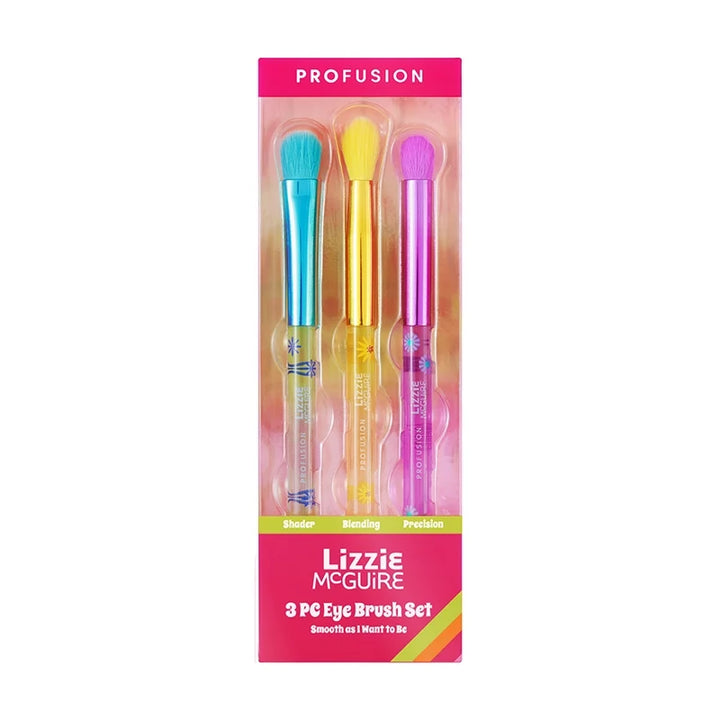 Lizzie McGuire | Smooth as I Want to Be 3 PC Eye Brush Set
