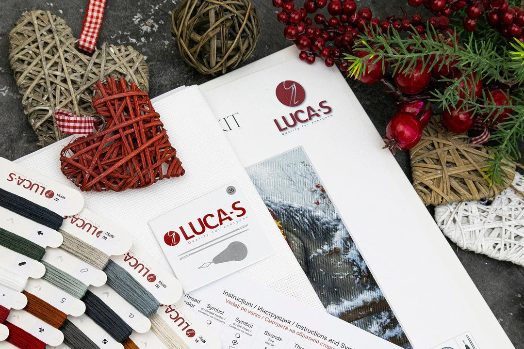 Warm Hug BU5075L Counted Cross-Stitch Kit