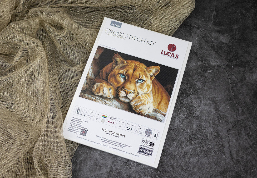 The Wild Spirit Counted Cross-Stitch Kit by Luca-S BU5081L