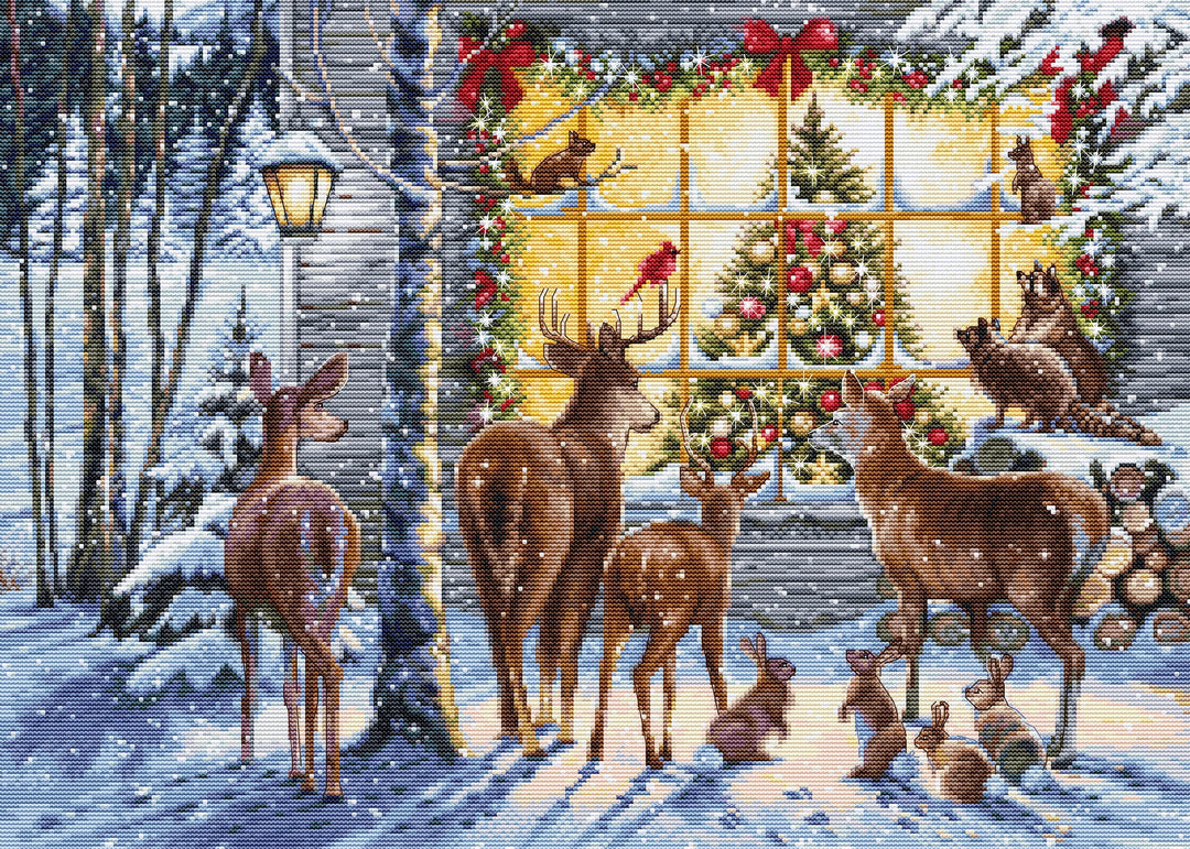 Nosy Neighbours Counted Cross-Stitch Kit by Luca-S BU5086L
