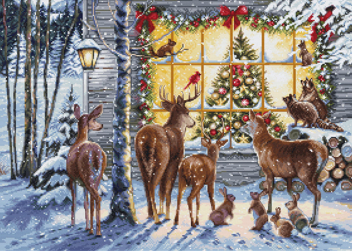 Nosy Neighbours Counted Cross-Stitch Kit by Luca-S BU5086L