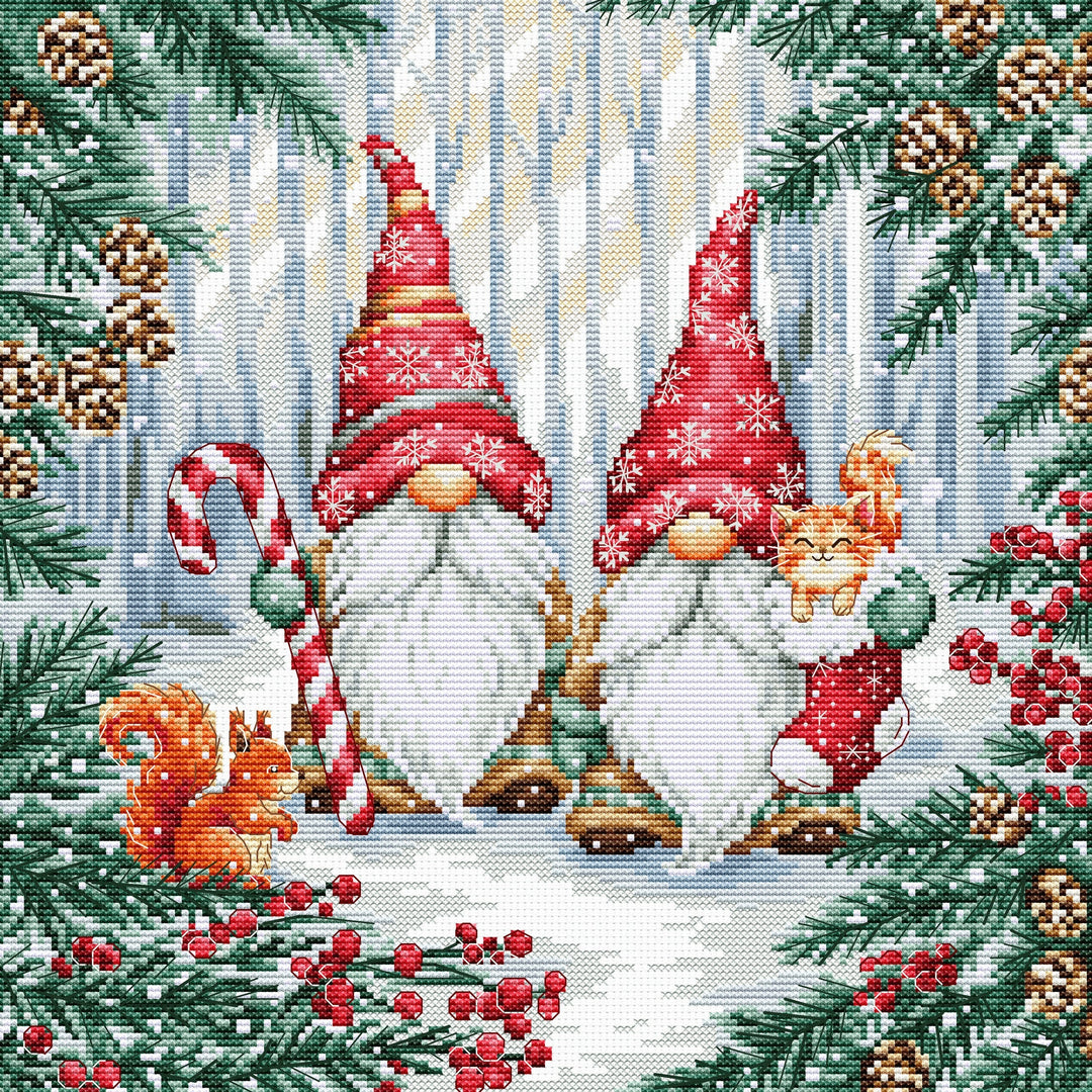 ¬†Forest Friends¬† Counted Cross-Stitch Kit by Luca-S BU5096L