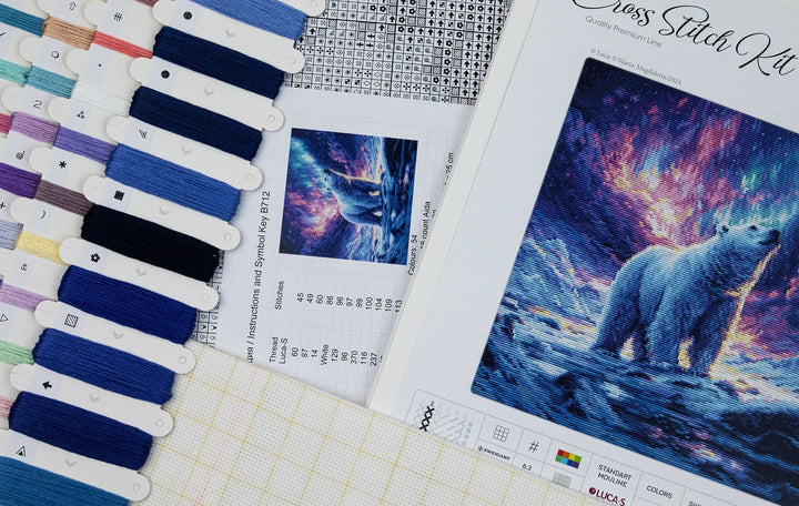 The Northern Lights B712L Counted Cross-Stitch Kit