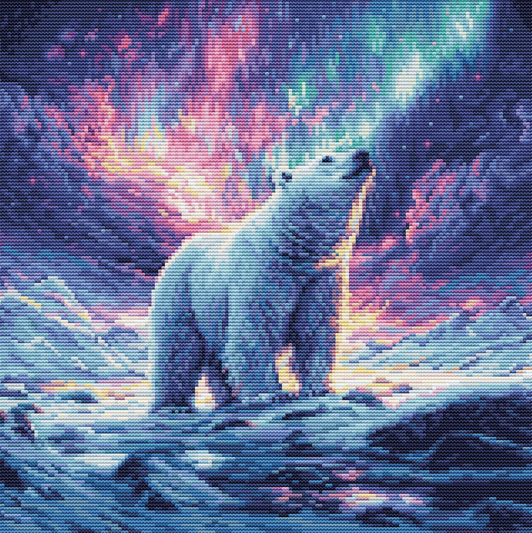 The Northern Lights B712L Counted Cross-Stitch Kit