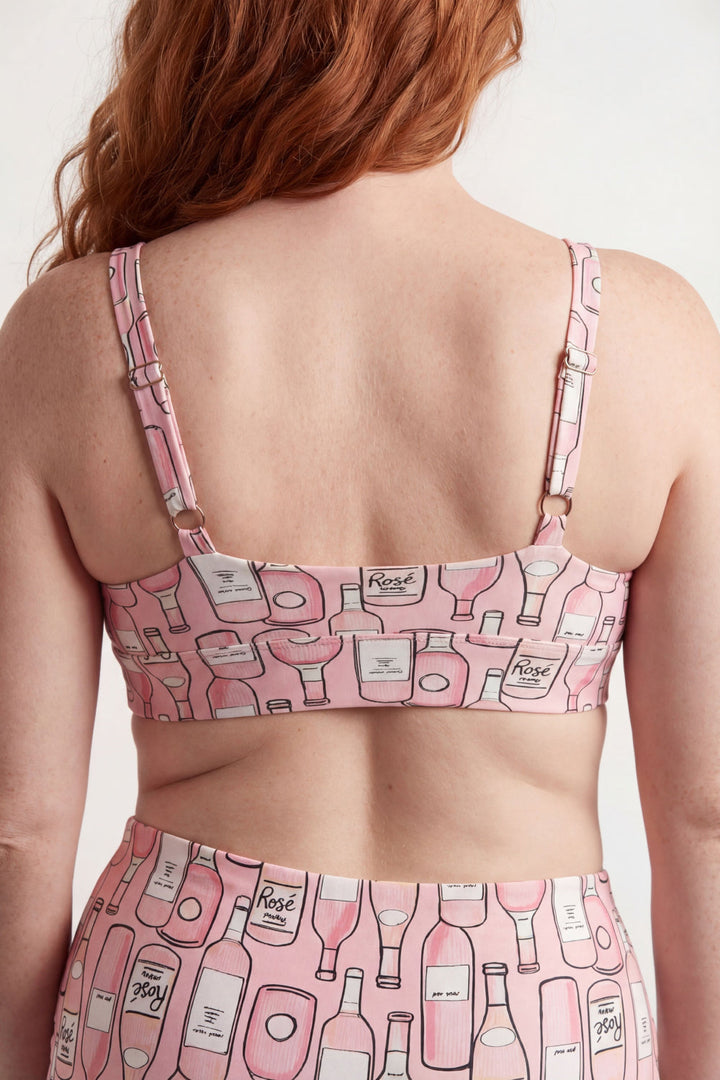The All Day | Rosé Wine Boob Hammock™ Plunge Bralette