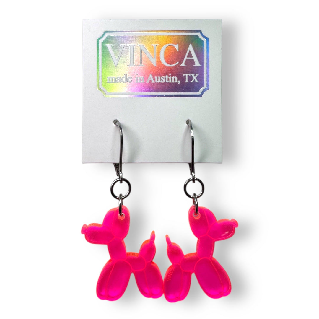 Balloon Dog Earrings - For Party Animals