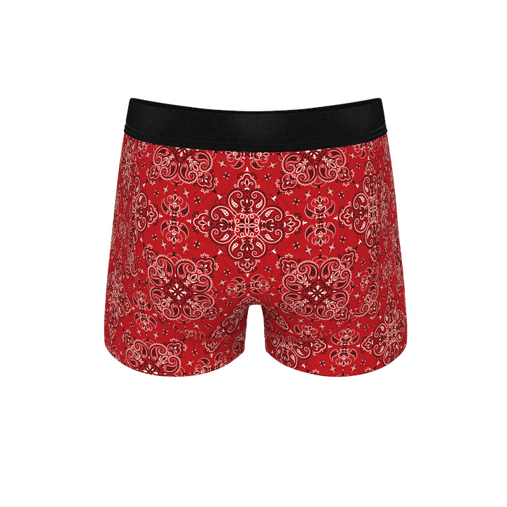 The Bandana Split | Red Bandana Ball Hammock® Pouch Trunks Underwear