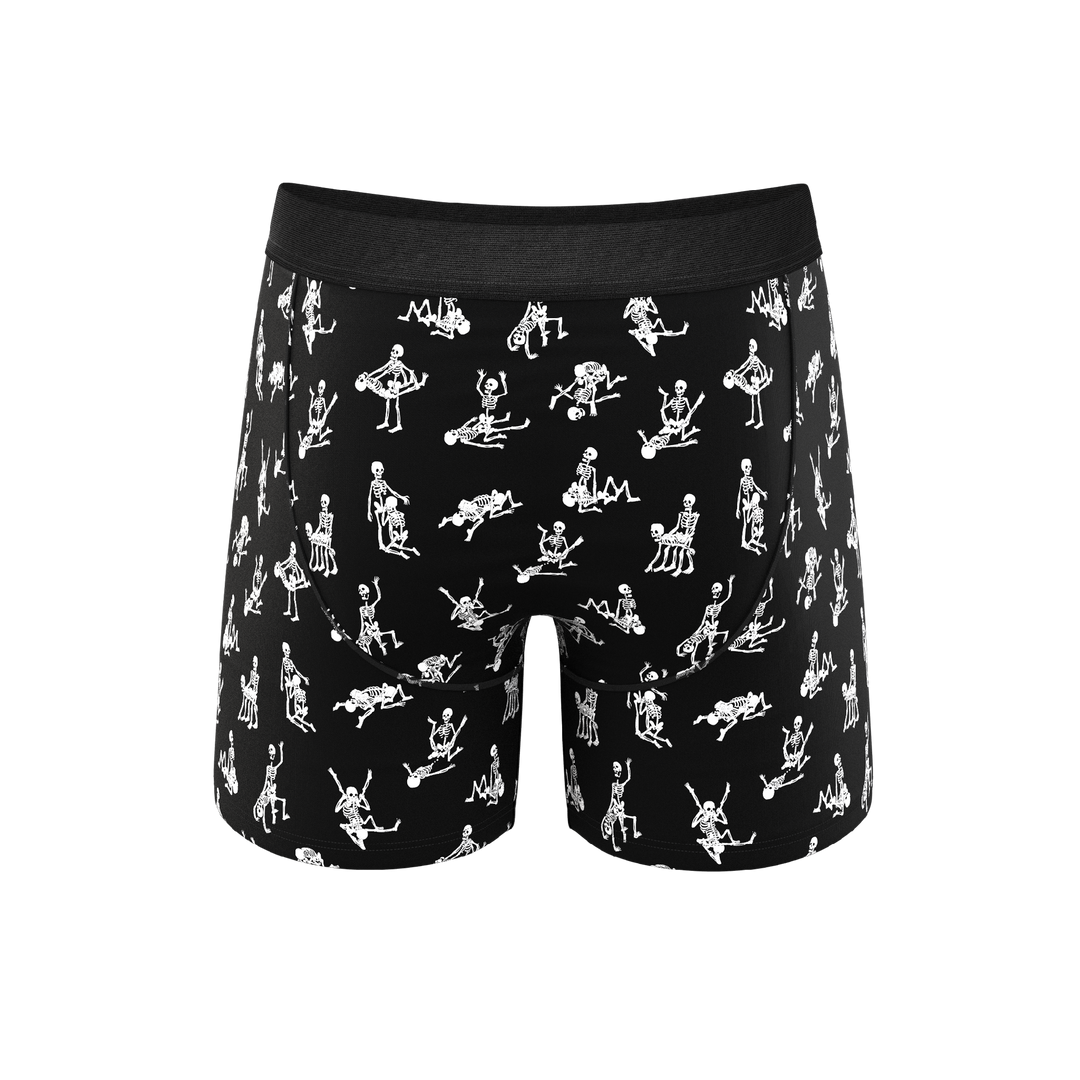 The Bare Back Bones | Glow in the Dark Skeletons Ball Hammock® Pouch Underwear