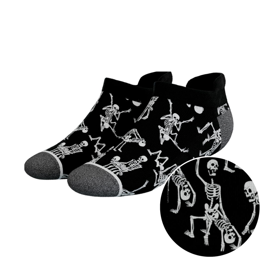 The Bare Back Bones | Skeletons Heel Hammock™ Ankle Socks