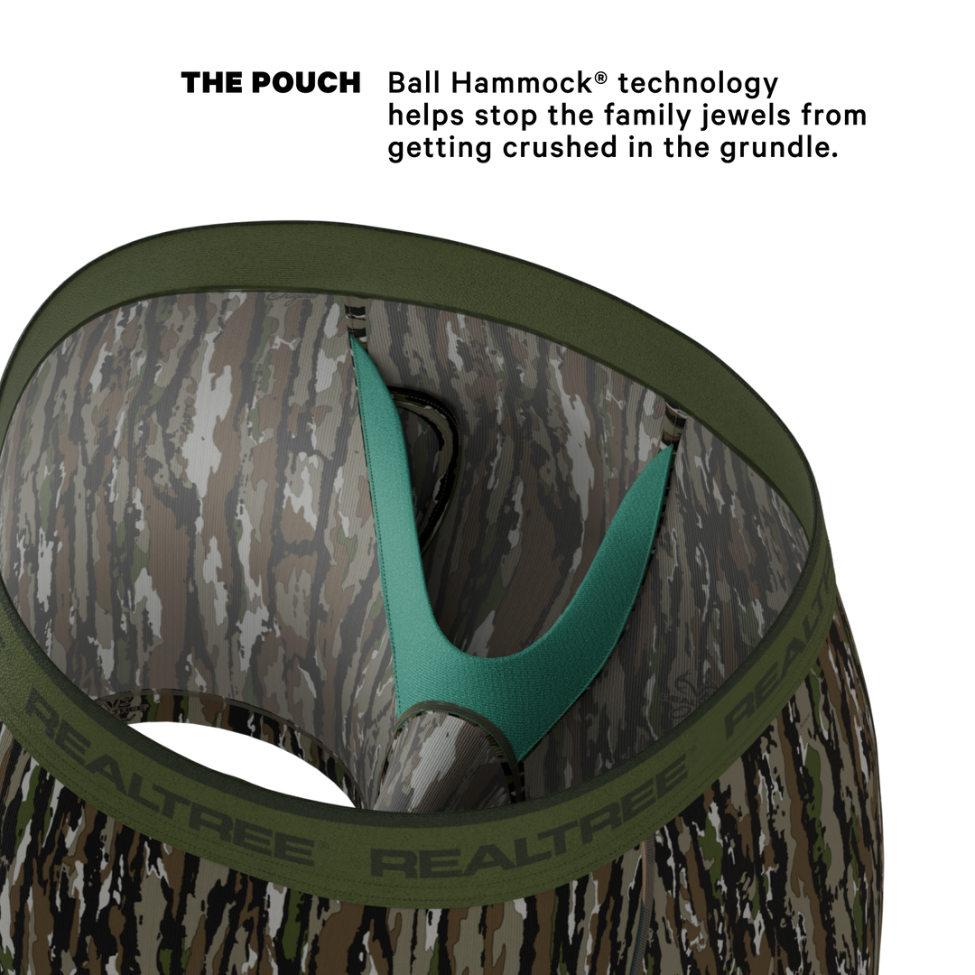 The Barking Up | Realtree x Shinesty Bark Camouflage Ball Hammock® Pouch Underwear With Fly