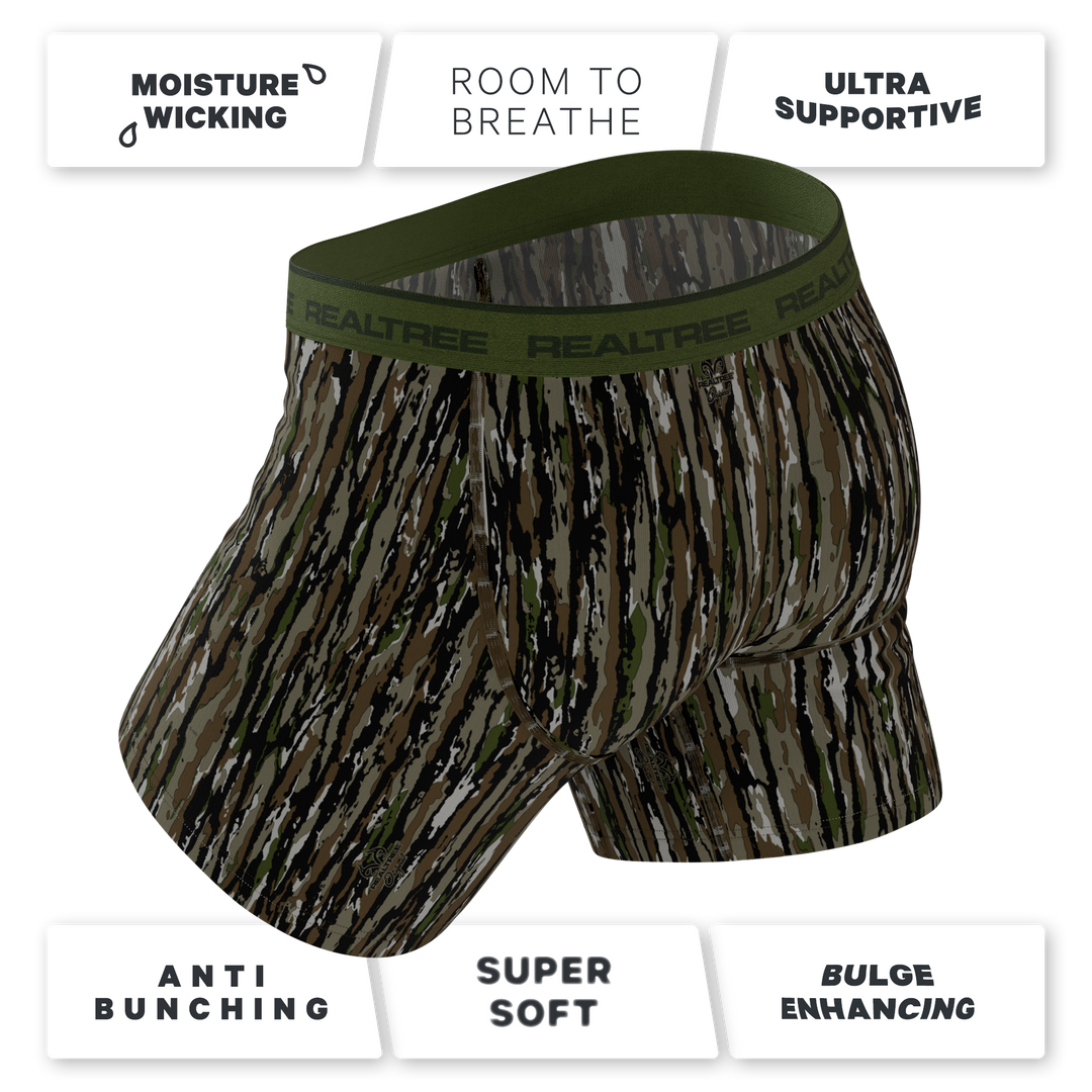 The Barking Up | Realtree x Shinesty Bark Camouflage Ball Hammock® Pouch Underwear With Fly