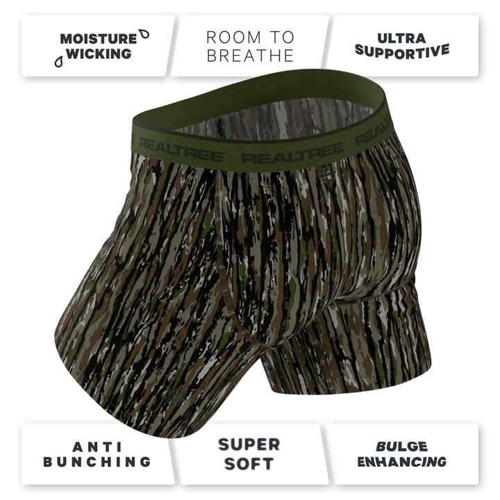 The Barking Up | Realtree x Shinesty Bark Camouflage Ball Hammock® Pouch Underwear With Fly