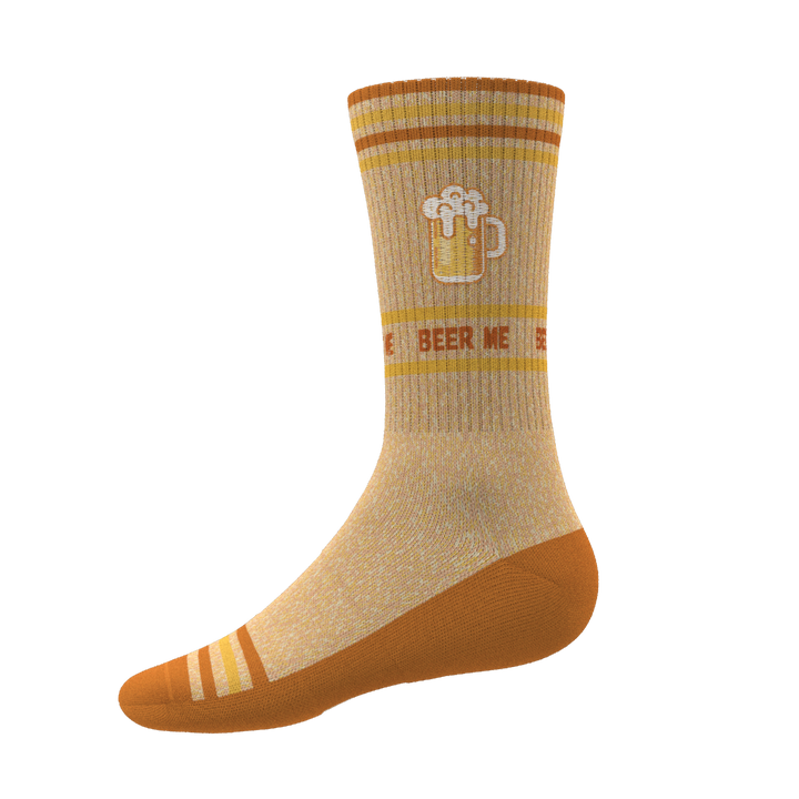 The Barley Pop | Beer Heel Hammock™ Crew Socks