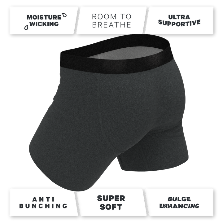 The Basalt | Heather Charcoal Ball Hammock® Pouch Underwear