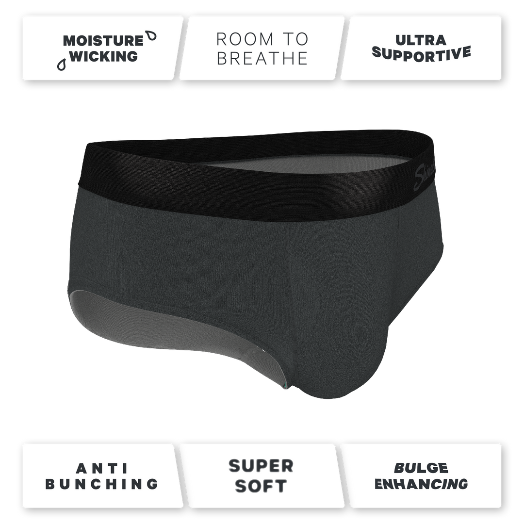 The Basalt | Heather Charcoal Ball Hammock® Pouch Underwear Briefs