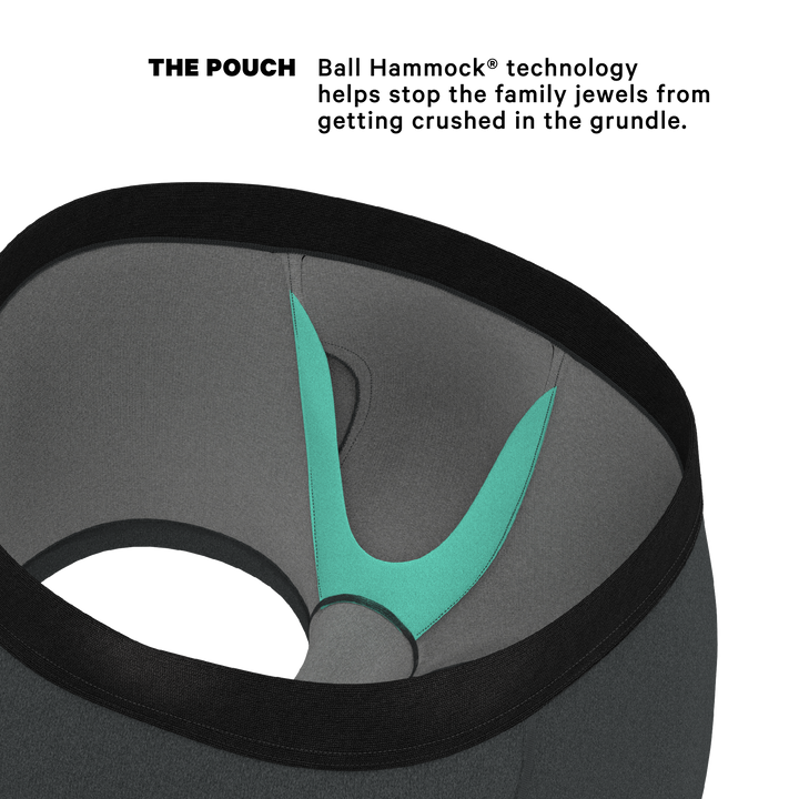 The Basalt | Heather Charcoal Ball Hammock® Pouch Trunks Underwear