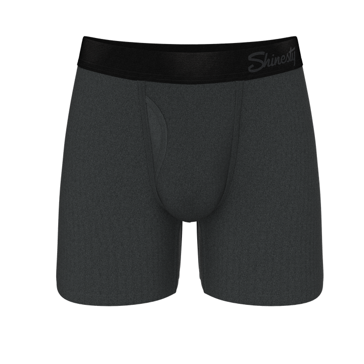 The Basalt | Heather Charcoal Ball Hammock® Pouch Underwear With Fly