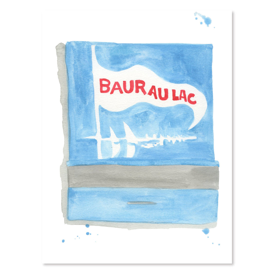 Baur Au Lac Matchbook Art Print