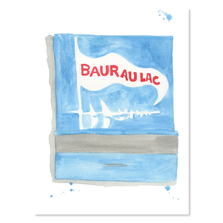 Baur Au Lac Matchbook Art Print