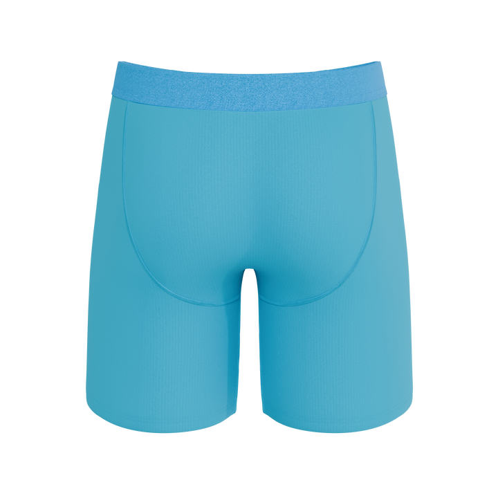 The Beach Please | Palm Tree Long Leg Ball Hammock® Pouch Underwear With Fly