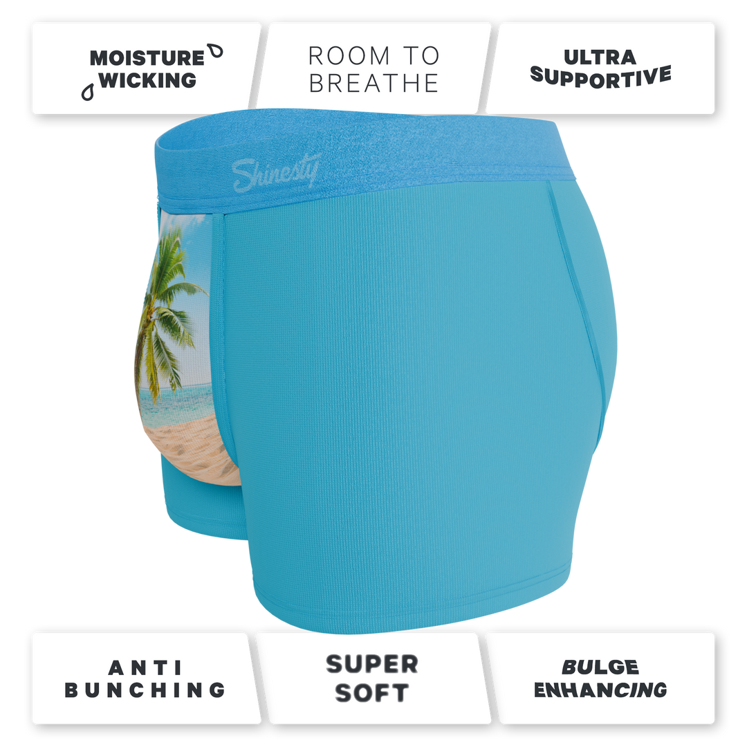 The Beach Please | Palm Tree Ball Hammock® Pouch Trunks Underwear