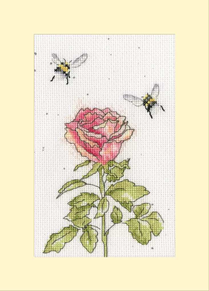Bee Mine Forever -Thread Pack XGC59-TP Counted Cross Stitch Kit