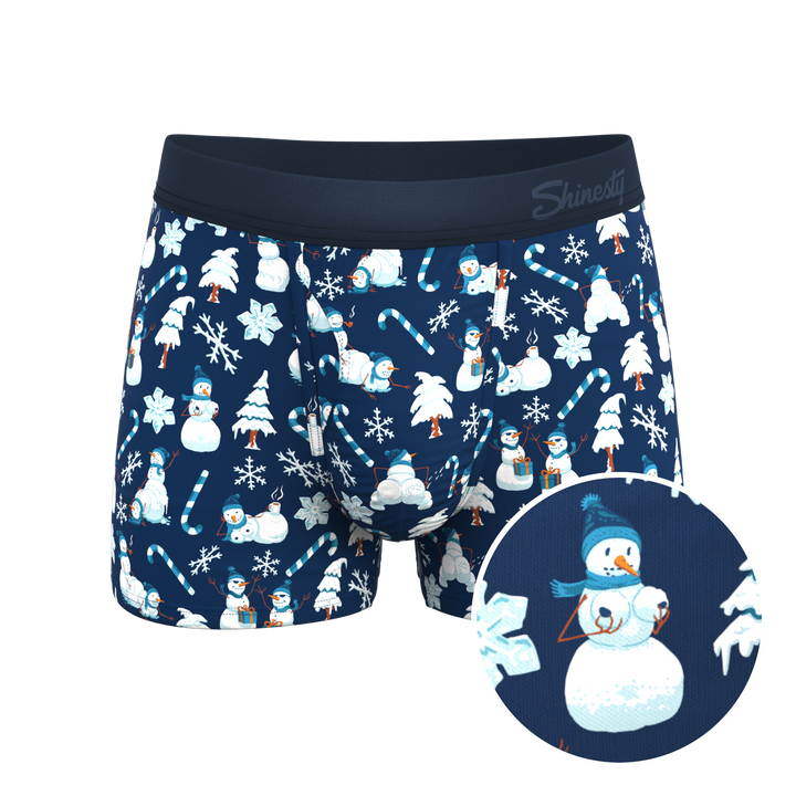 The Big Blizzard | Naughty Snowmen Ball Hammock® Pouch Trunks Underwear